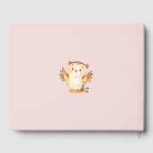 Meisjes Woodland Baby shower Gastenboek (Achterkant)