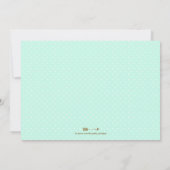 Meisjes Woodland Baby shower Kaart (Achterkant)