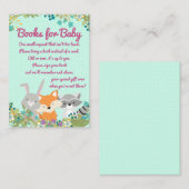 Meisjes Woodland brengen een boek Kaarten (Voorkant / Achterkant)