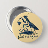 Meisjes worden meisjes Button (Voorkant /achterkant)