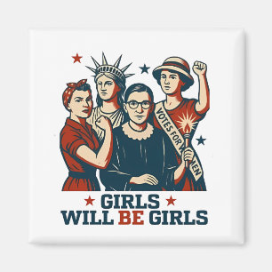 Meisjes worden meisjes feminisme vrouwen empowerme magneet