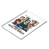 Meisjes worden meisjes feminisme vrouwen empowerme notitieboek (Linkerzijde)