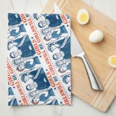 Meisjes worden patriottisch feministisch 4 juli theedoek (Quarter Fold)