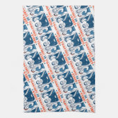 Meisjes worden patriottisch feministisch 4 juli theedoek (Verticaal)