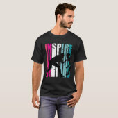 Meisjes worstelen Inspire Coach Retro Wrestlers T-shirt (Voorkant volledig)