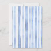 Meisjes zadelen Preppy Pony Horse Stripe Verjaarda Kaart (Achterkant)