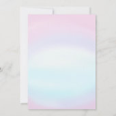 Meisjes Zeemeermin Bash Onder het Zee 1e Verjaarda Kaart (Achterkant)