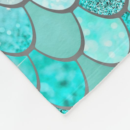 Meisjes Zeemeermin Fleece Deken (Hoek)