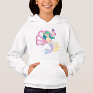 Meisjes Zeemeermin Hoodie Jeugd X-Klein naar Groot