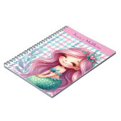 Meisjes Zeemeermin patroon Notitieboek (Linkerzijde)