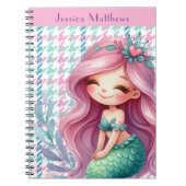 Meisjes Zeemeermin patroon Notitieboek (Voorkant)