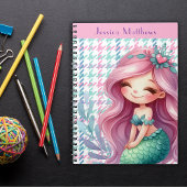 Meisjes Zeemeermin patroon Notitieboek