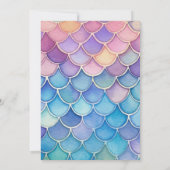 MEISJES ZEEMEERMIN ZEE THEMA, FEEST DIGITALE UITNO KAART (Achterkant)