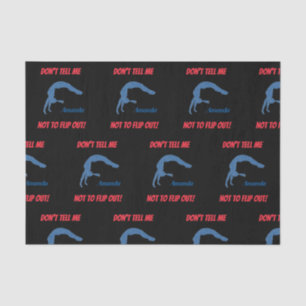 Meisjes zeggen niet dat ik niet moet wegdraaien. G Tissuepapier