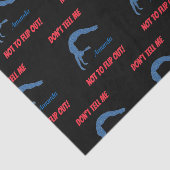 Meisjes zeggen niet dat ik niet moet wegdraaien. G Tissuepapier (Detail)