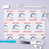 Meisjes zeggen niet dat ik niet moet wegdraaien. G Tissuepapier (Craft)