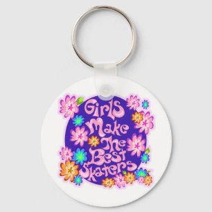 Meisjes zijn de beste Skaters. Sleutelhanger