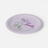 Meisjes zijn de Paarse olifantenpapieren Bord van  (Gekanteld)