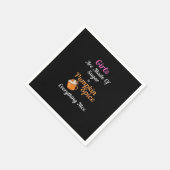 Meisjes zijn gemaakt van suiker pompoen specerij a servet (Hoek)