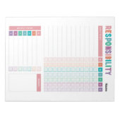 Meisjes zijn verantwoordelijk om lijst te doen notitieblok (Voorkant)