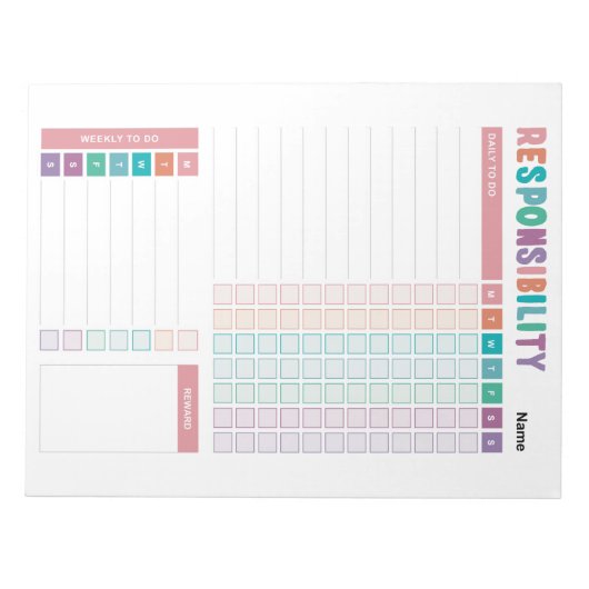 Meisjes zijn verantwoordelijk om lijst te doen notitieblok (Voorkant)