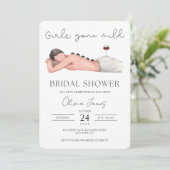 Meisjes zijn zacht vrijgezellenfeest geworden kaart (Staand voorkant)