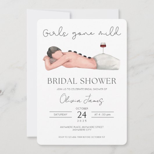 Meisjes zijn zacht vrijgezellenfeest geworden kaart (Voorkant)