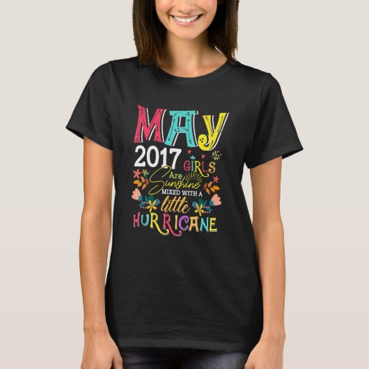 Meisjes zijn zonneschijn... 5 jaar oud. t-shirt (Voorkant)