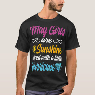Meisjes zijn zonneschijn vermengd met een beetje o t-shirt