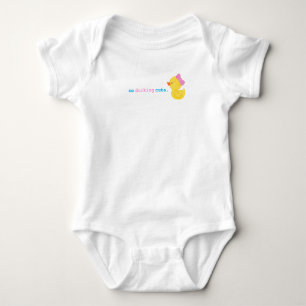 Meisjes Zo Ducking Leuke Witte Rubber Duck Kinder Romper