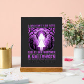 Meisjes zoals Heksen Halloween-ontwerp Acryl Bord (Huwelijk)