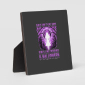 Meisjes zoals Heksen Halloween-ontwerp Fotoplaat (Voorkant)