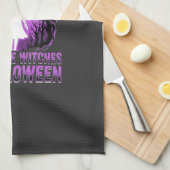 Meisjes zoals Heksen Halloween-ontwerp Theedoek (Quarter Fold)