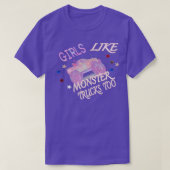 Meisjes zoals Monster Trucks te grappige auto's ca T-shirt (Design voorkant)
