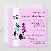 Meisjes zoete zestien mode modellen | Chic Parijs Kaart (Voorkant)