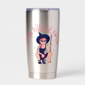 Meisjes zullen meisjes zijn | Feministische heks t Geïsoleerde Drinkbeker (Voorkant)