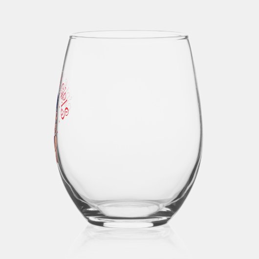 Meisjes zullen meisjes zijn | feministische heks wijnglas zonder voet (Links)