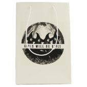 "Meisjes zullen meisjes zijn | Schattige heksenthe Medium Cadeauzakje (Voorkant)