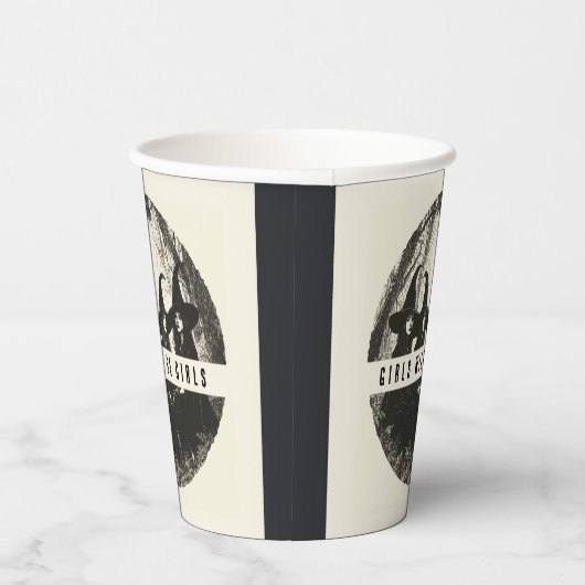 "Meisjes zullen meisjes zijn | Schattigee Hallowee Papieren Bekers (Rechts)