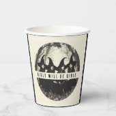 "Meisjes zullen meisjes zijn | Schattigee Hallowee Papieren Bekers (Voorkant)