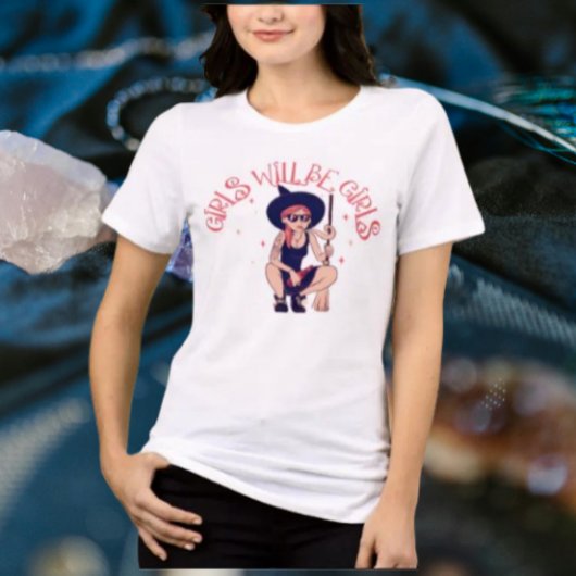 Meisjes zullen meisjes zijn | Witchy Rebel Shirt