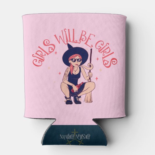 Meisjes zullen meisjes zijn | Witchy-Water Cooler (Achterkant)