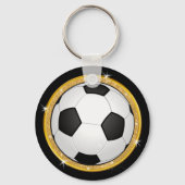 Meisjes Zwart en gouden persoonlijke Sleutelhanger (Achterkant)