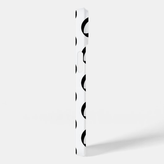 meisjes zwart wit volleyballen patroon Case-Mate iPhone case (Achterkant / Rechts)