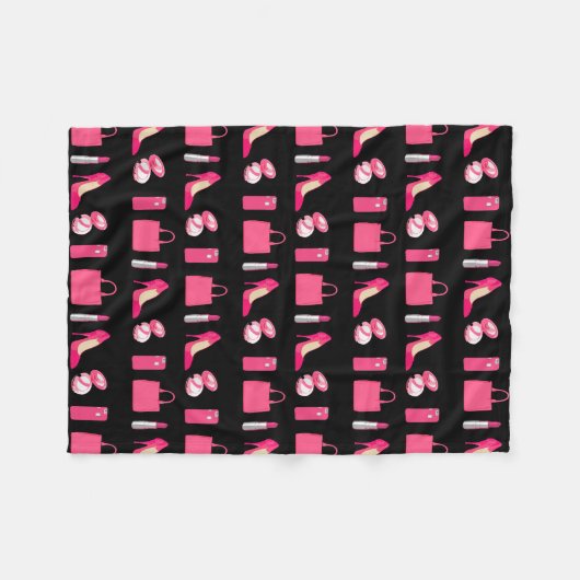 Meisjes zwarte deken (Voorkant (Horizontaal))