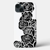 Meisjes  zwarte rozen Case-Mate iPhone case (Achterkant)