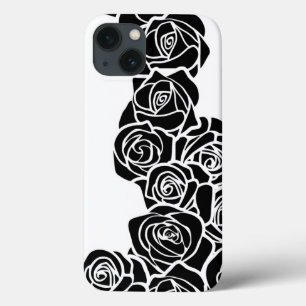 Meisjes  zwarte rozen Case-Mate iPhone case