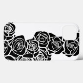 Meisjes  zwarte rozen Case-Mate iPhone case (Achterkant (horizontaal))