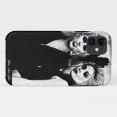 Meisjes - Zwarte & Witte Iphone 5 Hoesje (Achterkant (horizontaal))