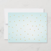 Meisjes Zwembad Party Verjaardag Dank u Bedankkaart (Achterkant)